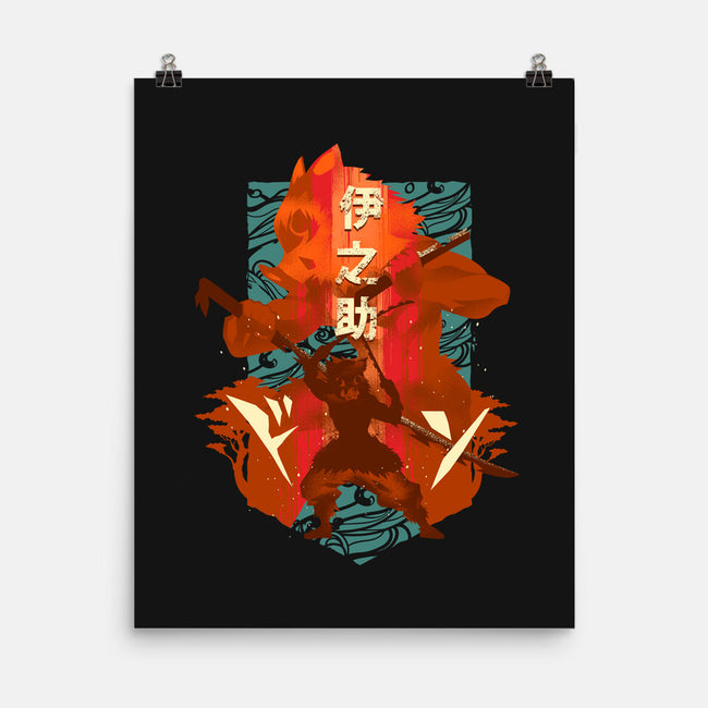 Boar Mask-none matte poster-hypertwenty
