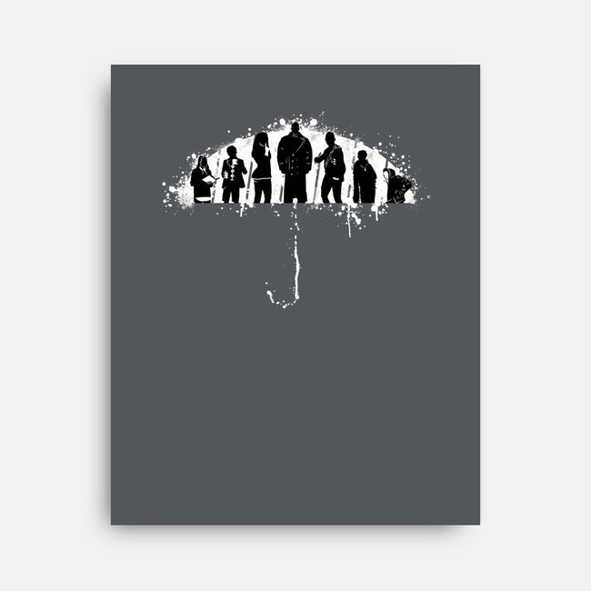 Under My Umbrella-none stretched canvas-rocketman_art