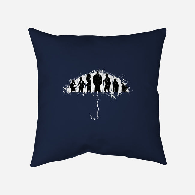 Under My Umbrella-none removable cover w insert throw pillow-rocketman_art