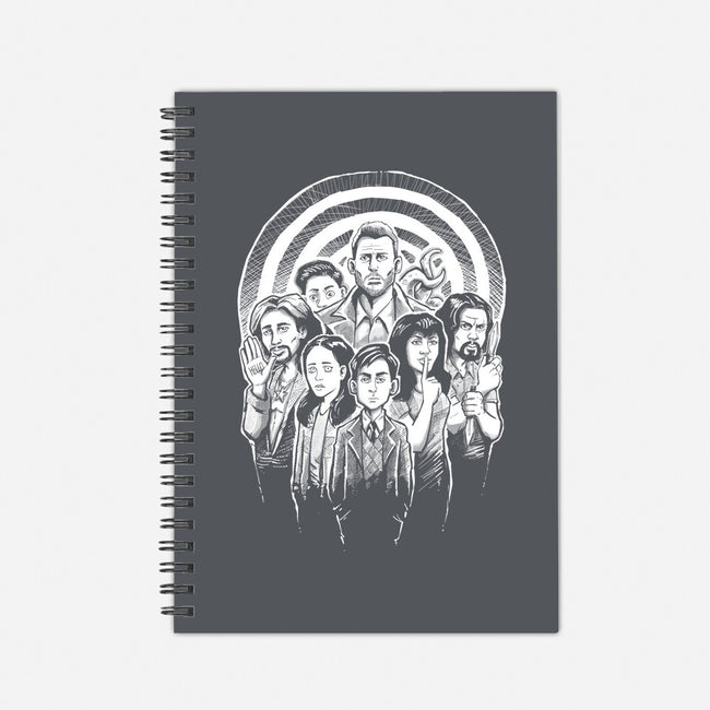 Weird Family-none dot grid notebook-Andriu