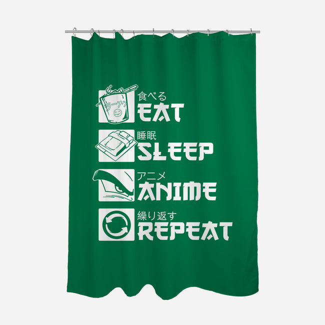 Rinse and Repeat-none polyester shower curtain-CoD Designs