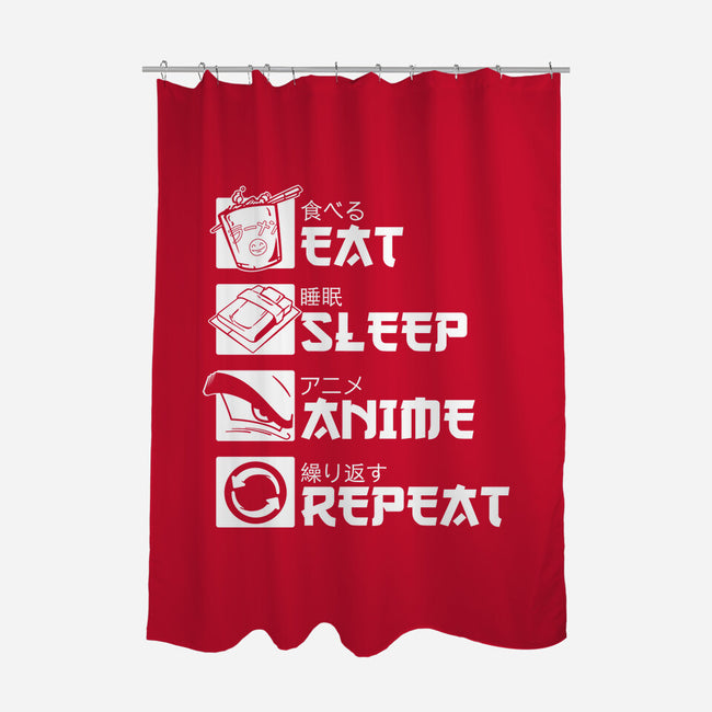 Rinse and Repeat-none polyester shower curtain-CoD Designs