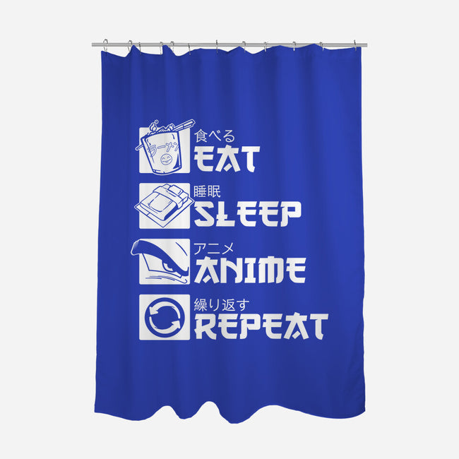 Rinse and Repeat-none polyester shower curtain-CoD Designs