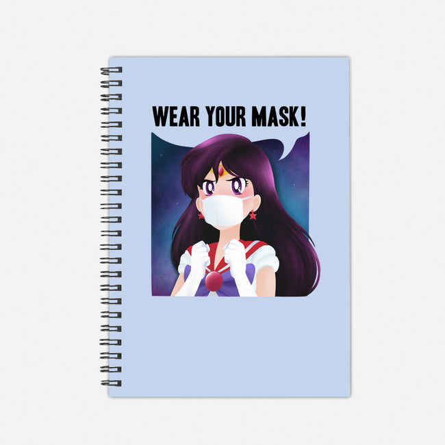 Wear Your Mask-none dot grid notebook-kosmicsatellite