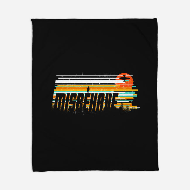 Misbehave-none fleece blanket-kharmazero