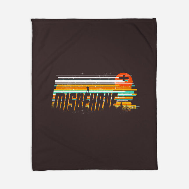 Misbehave-none fleece blanket-kharmazero