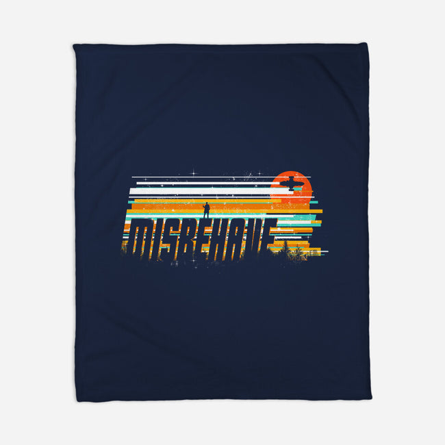 Misbehave-none fleece blanket-kharmazero