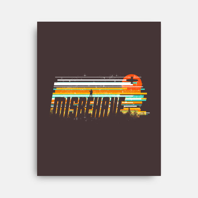 Misbehave-none stretched canvas-kharmazero