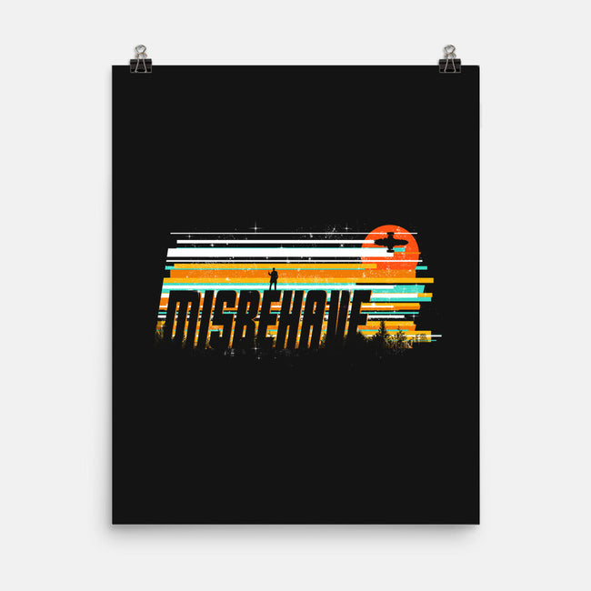 Misbehave-none matte poster-kharmazero