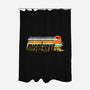 Misbehave-none polyester shower curtain-kharmazero