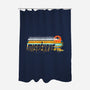 Misbehave-none polyester shower curtain-kharmazero