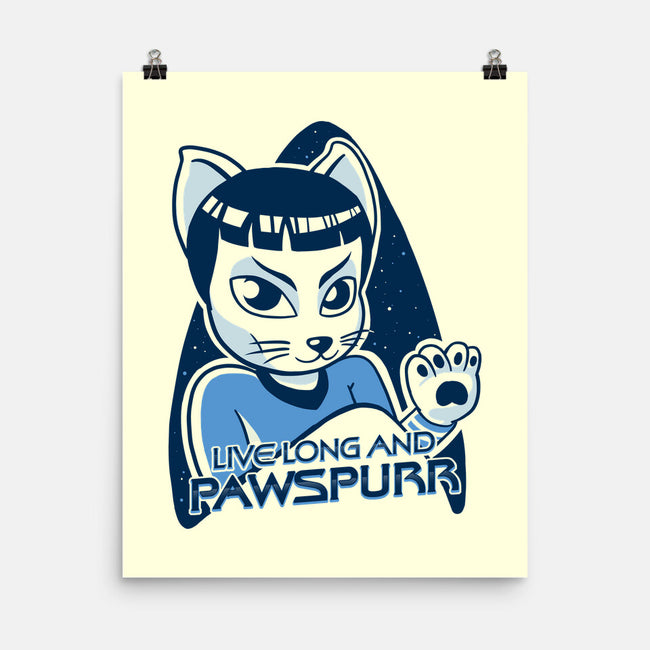 Live Long and Pawspurr-none matte poster-estudiofitas