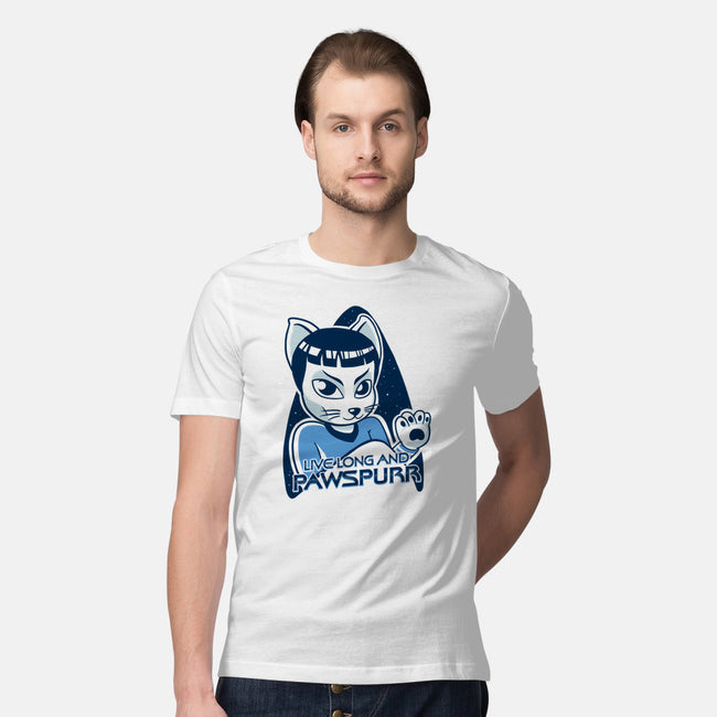 Live Long and Pawspurr-mens premium tee-estudiofitas