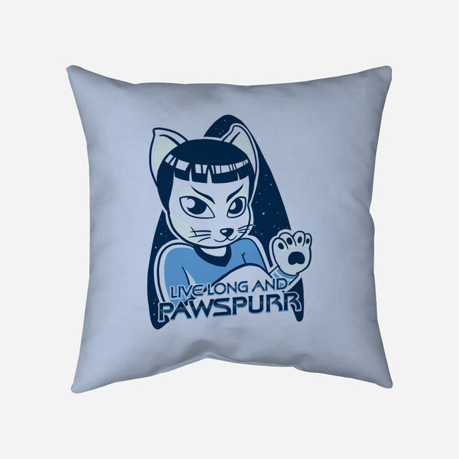 Live Long and Pawspurr-none removable cover w insert throw pillow-estudiofitas