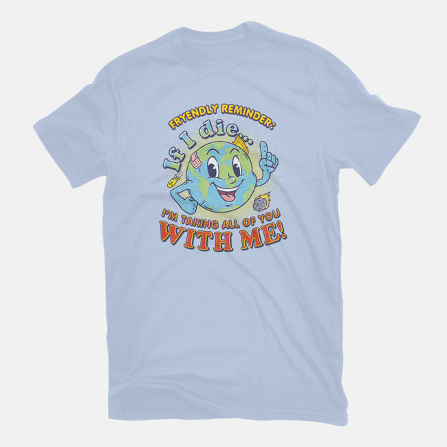 Friendly Reminder-mens premium tee-Firebrander