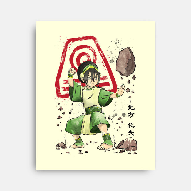 The Power of the Earth Kingdom-none stretched canvas-DrMonekers