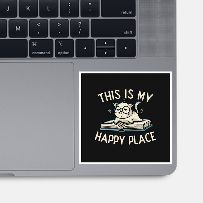 My Happy Place-none glossy sticker-koalastudio