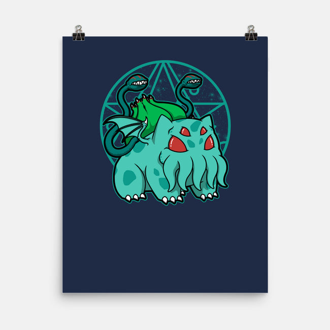 Bulbathulhu-none matte poster-pigboom