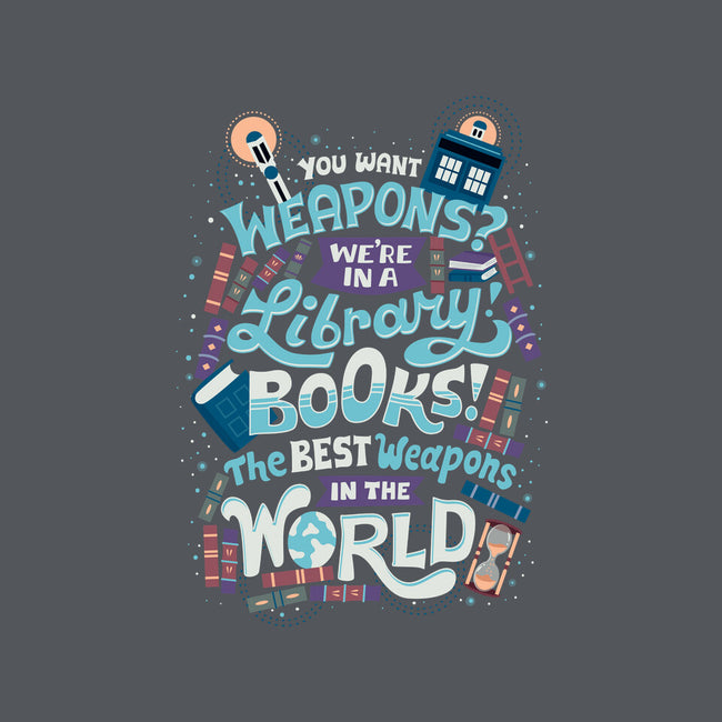 Books are the Best Weapons-none dot grid notebook-risarodil