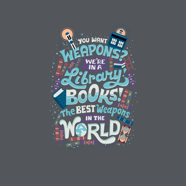 Books are the Best Weapons-unisex zip-up sweatshirt-risarodil