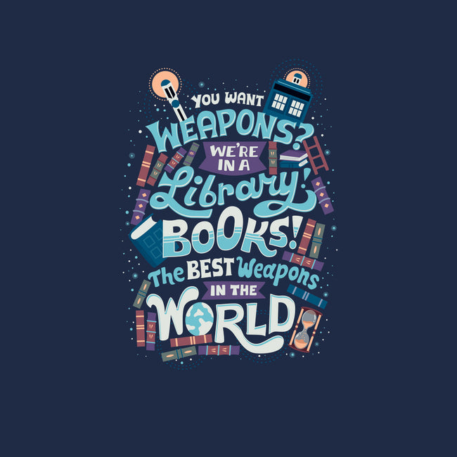 Books are the Best Weapons-mens premium tee-risarodil