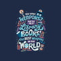 Books are the Best Weapons-baby basic tee-risarodil