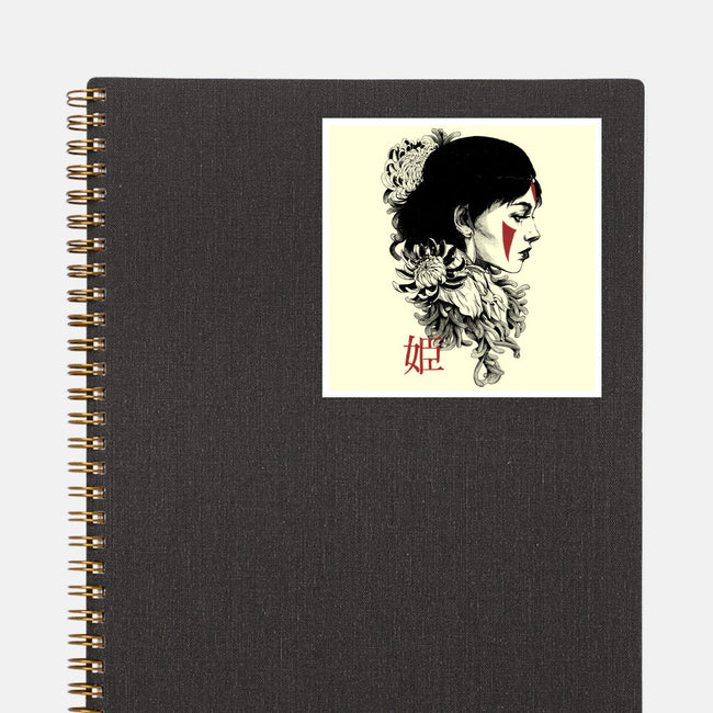 Princess-none glossy sticker-Hafaell