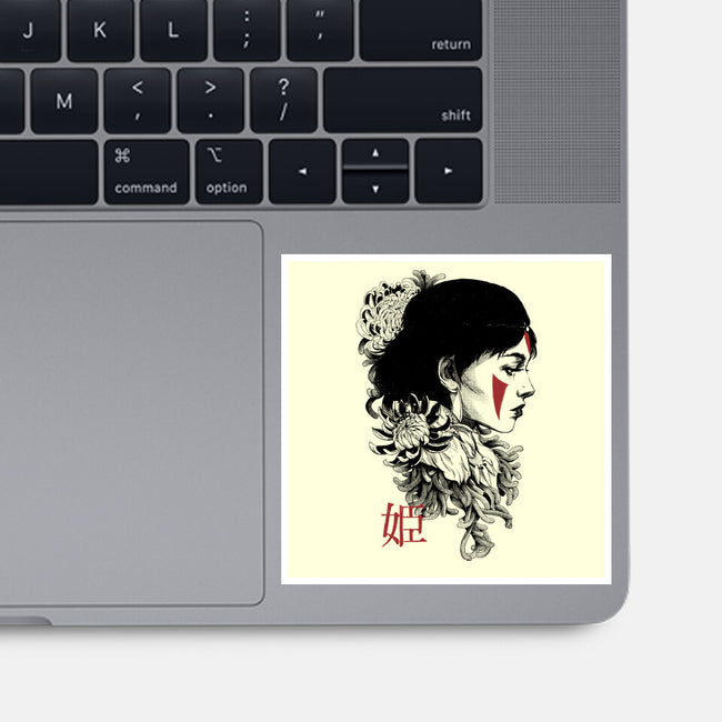 Princess-none glossy sticker-Hafaell