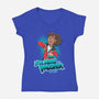 New Salute-womens v-neck tee-teesgeex