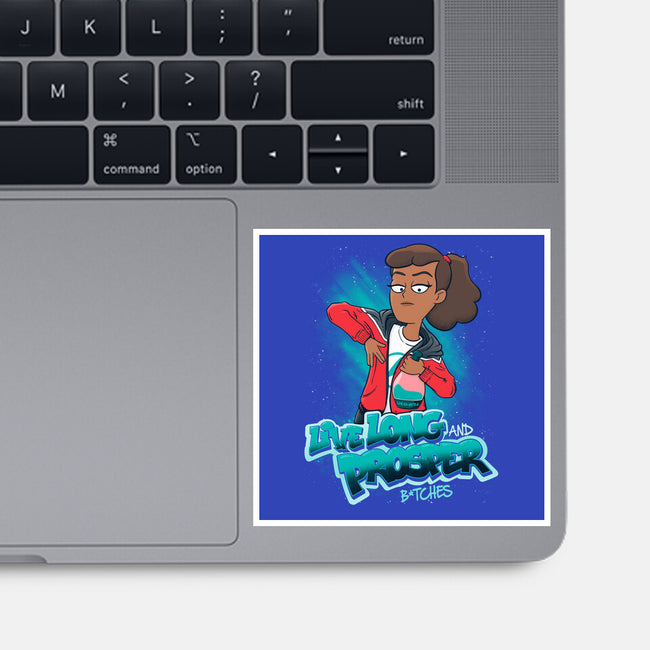 New Salute-none glossy sticker-teesgeex