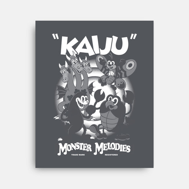 Monster Melodies-none stretched canvas-Nemons