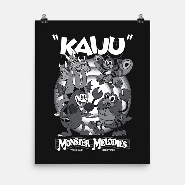 Monster Melodies-none matte poster-Nemons