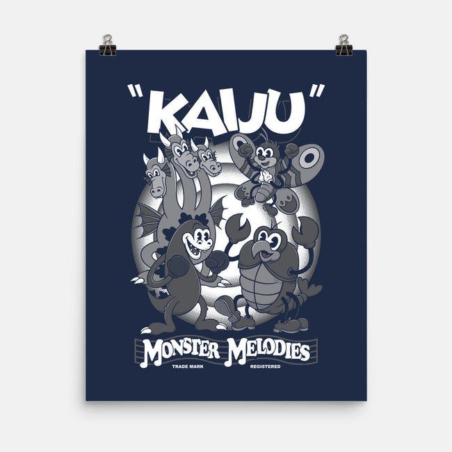 Monster Melodies-none matte poster-Nemons