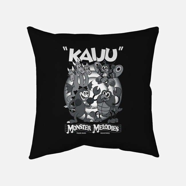 Monster Melodies-none removable cover w insert throw pillow-Nemons