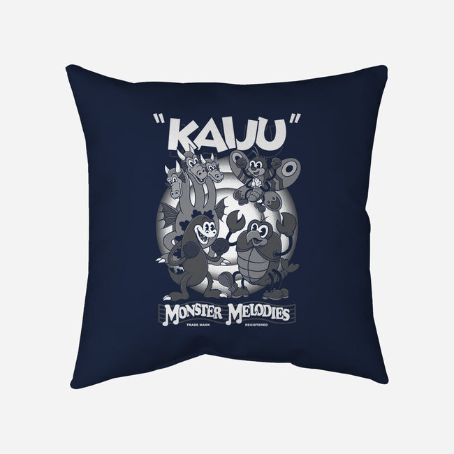 Monster Melodies-none removable cover w insert throw pillow-Nemons