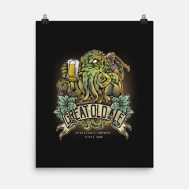 Miskatonic Brewery-none matte poster-Fearcheck