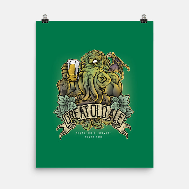 Miskatonic Brewery-none matte poster-Fearcheck