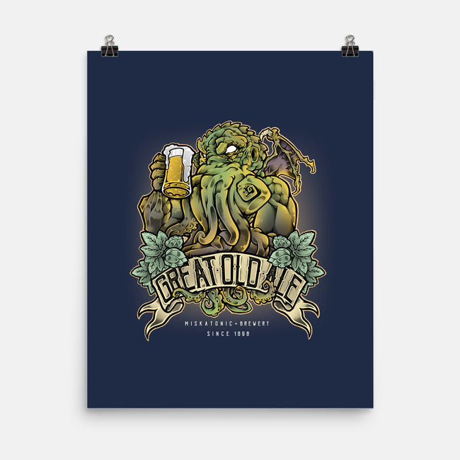 Miskatonic Brewery-none matte poster-Fearcheck
