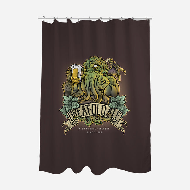 Miskatonic Brewery-none polyester shower curtain-Fearcheck