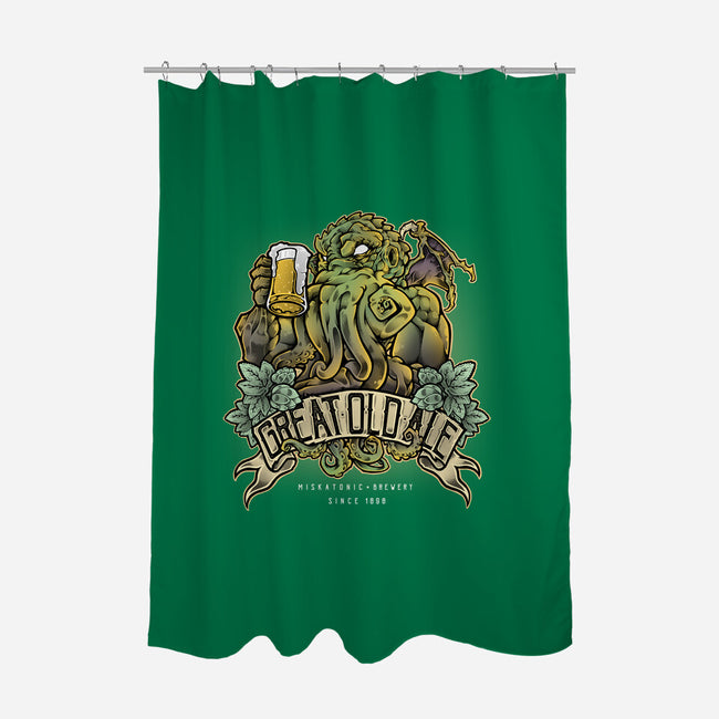 Miskatonic Brewery-none polyester shower curtain-Fearcheck