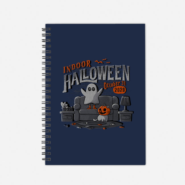 Indoor Halloween-none dot grid notebook-eduely