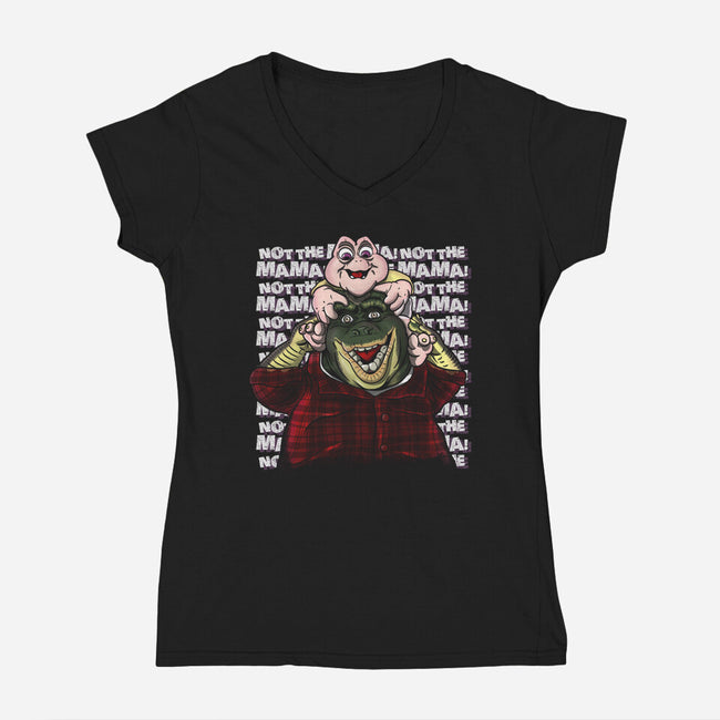 Burned In My Mind-womens v-neck tee-MarianoSan