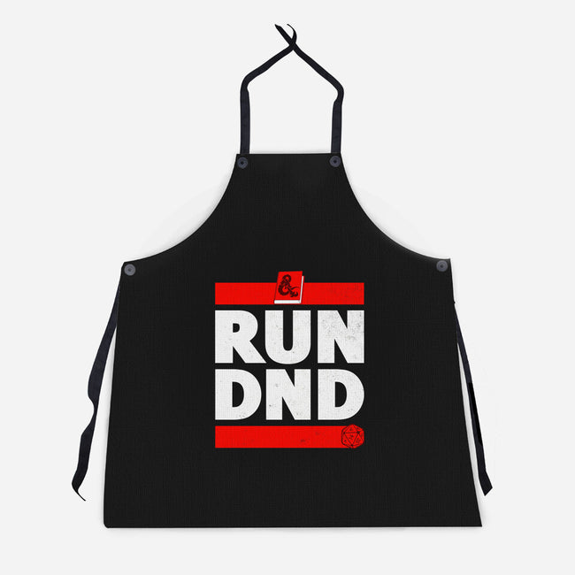 Run DND-unisex kitchen apron-shirox