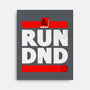 Run DND-none stretched canvas-shirox