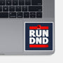 Run DND-none glossy sticker-shirox