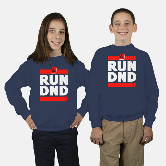 Run DND-youth crew neck sweatshirt-shirox