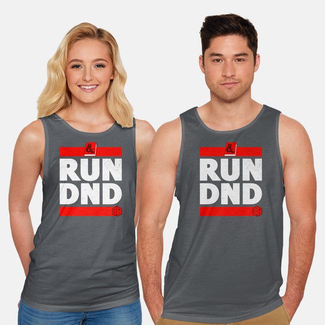 Run DND-unisex basic tank-shirox