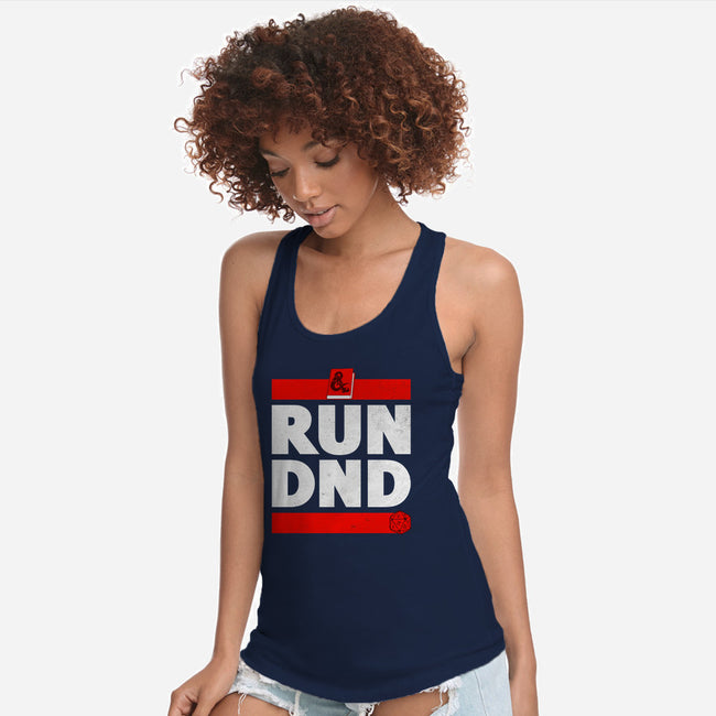 Run DND-womens racerback tank-shirox