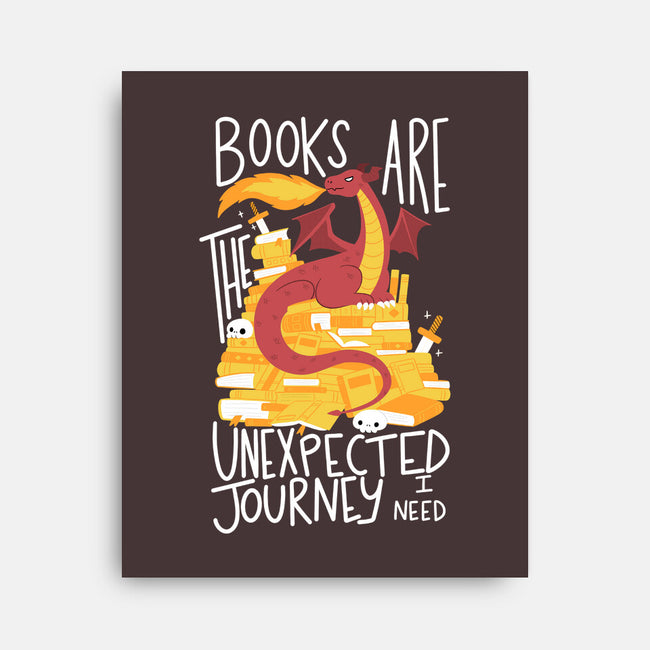Book Dragon-none stretched canvas-TaylorRoss1