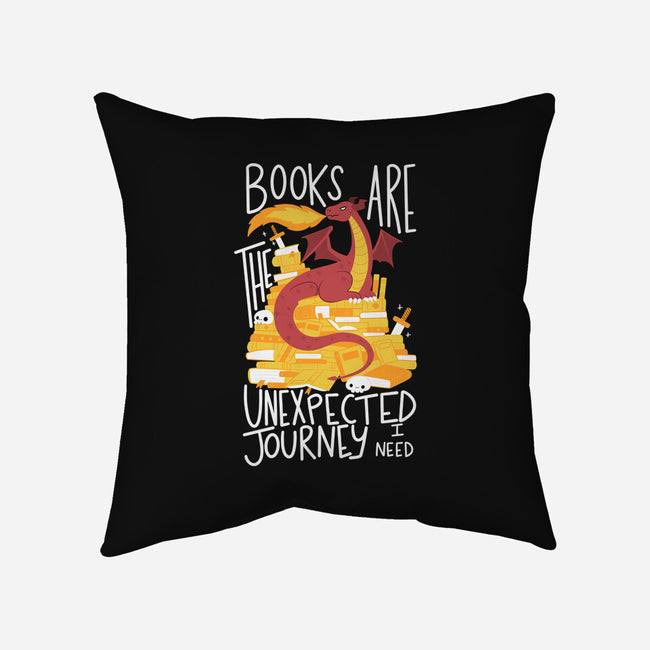 Book Dragon-none non-removable cover w insert throw pillow-TaylorRoss1
